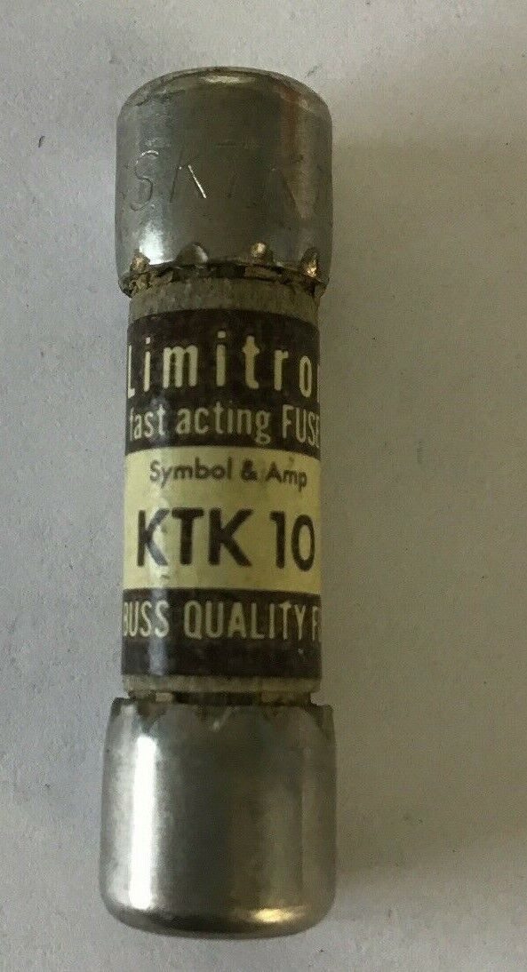 LIMITRON KTK 10 FAST ACTING FUSE 600VAC 10KA ****LOTOF13****