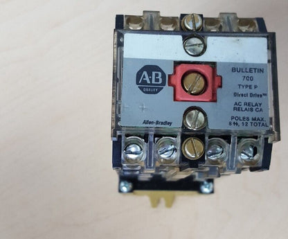 ALLEN BRADLEY 700-P1200A1 SER D AC RELAY 115-120V COIL