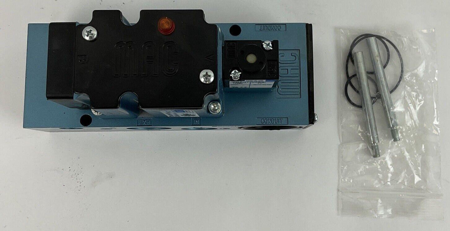 MAC 6313D-611-PM-111DA SOLENOID VALVE 110/120V 50/60HZ 25-150PSI