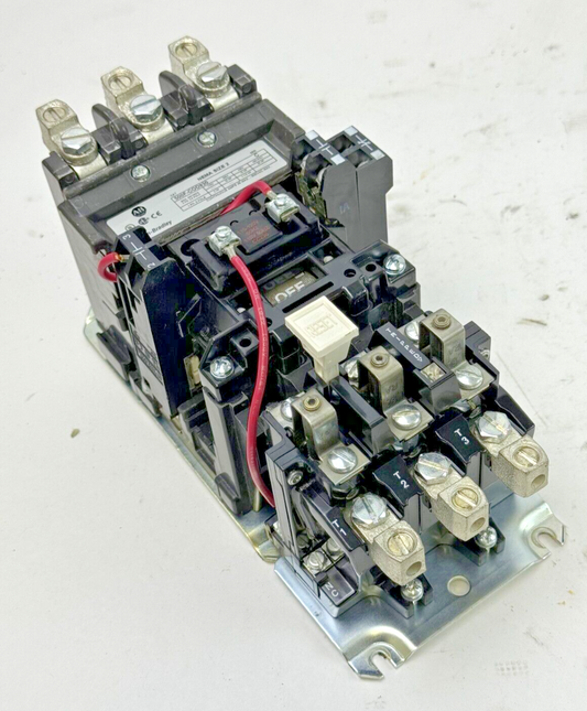 ALLEN-BRADLEY - 500F-COD930 SER. C - 120V COIL W/ 592-EUTC SER. A & 595-AB (X2)