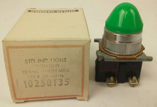 CUTLER HAMMER, 10250T35, 10250T, STD. IND. LIGHT, 120V, 50/60HZ, 6.3V LAMP, NEW