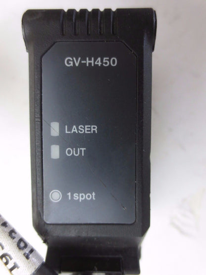 KEYENCE GV-H450 CMOS LASER SENSOR HEAD - 2 AVAILABLE - ONE W/ BRACKET