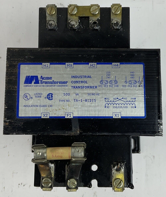 ACME TRANSFORMER TA-1-81215 TRANSFORMER 500VA 50/60HZ