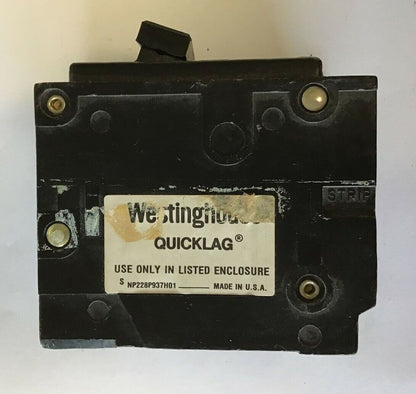 WESTINGHOUSE HQP2125 CIRCUIT BREAKER 120/240VAC 2POLE  QUICKLAG