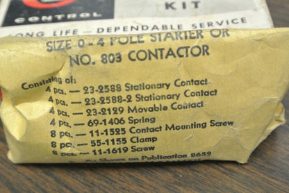 CUTLER-HAMMER 6-1-4 CONTACT KIT / NEW SURPLUS