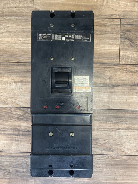 WESTINGHOUSE NB3800PF 600VAC 800A 3P 2610D80G02 MAGNETIC TRIP ADJUSTMENT 400A