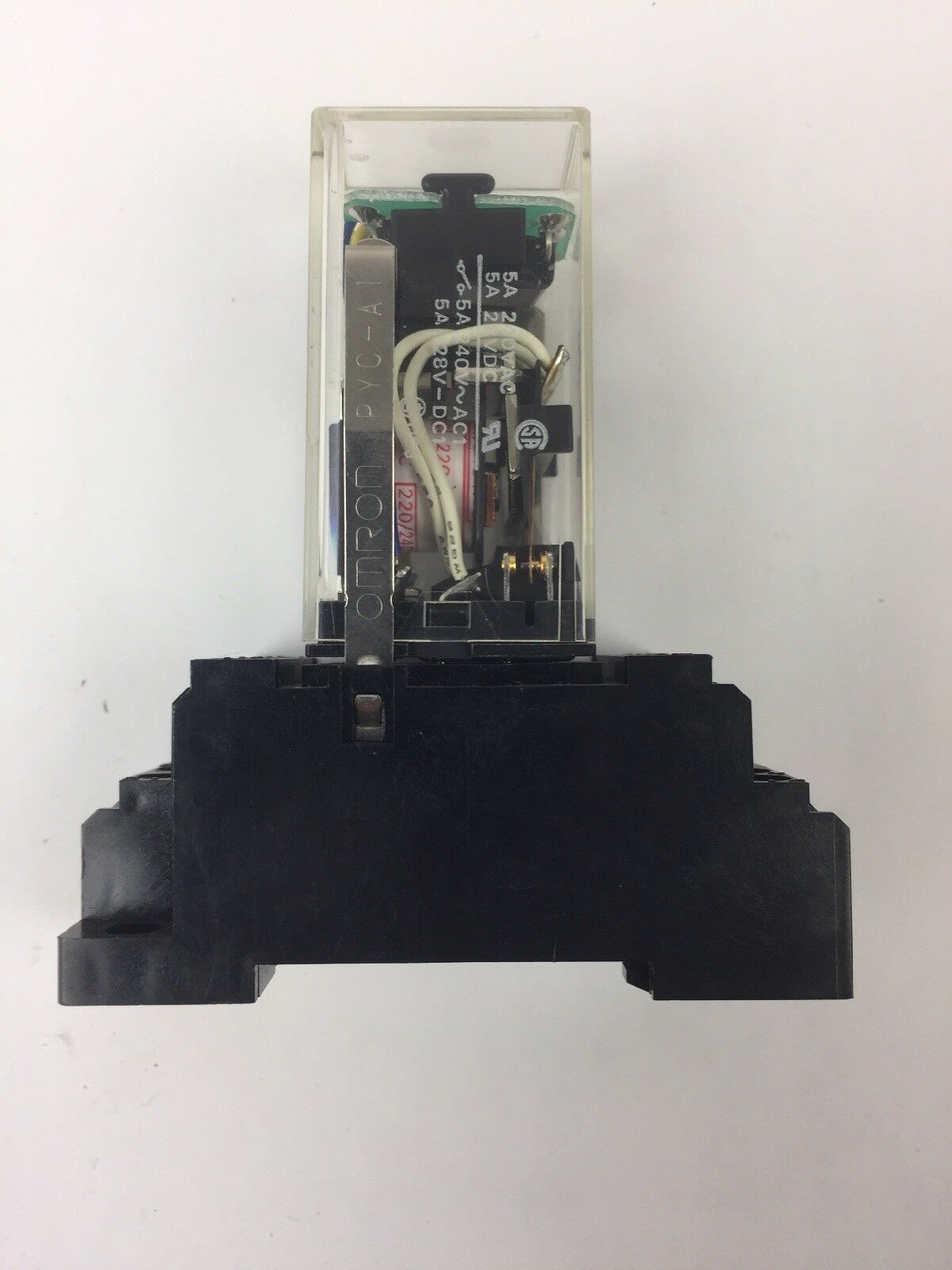 OMRON MY4Z-CR RELAY 220/240 VAC WITH OMRON PYF14A-E RELAY SOCKET