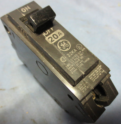 GE SWD TYPE RT-692 / THHQB 20A 1-POLE CIRCUIT BREAKER 22kA - LOT of 10