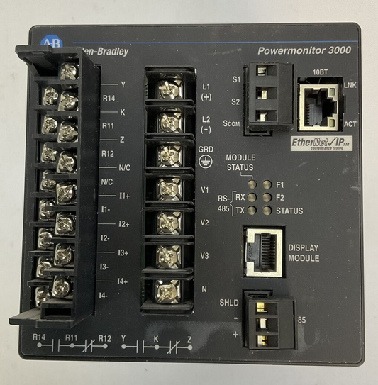 ALLEN BRADLEY 1404-M405A-ENT MASTER MODULE FOR POWER MONITOR SER B BASE FRN 4.24