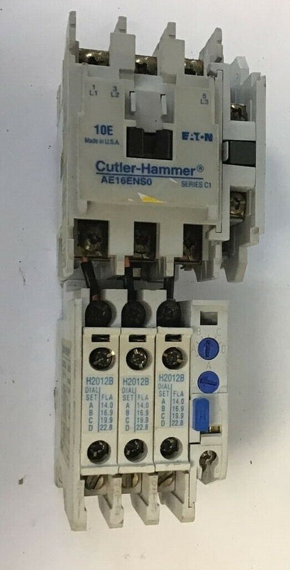 CUTLER HAMMER AE16ENS0 STARTER SER.C1 25A 600V W/C306DN3 SER.B1