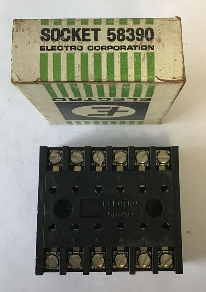 ELECTRO 58390 RELAY SOCKET ****LOTOF4****