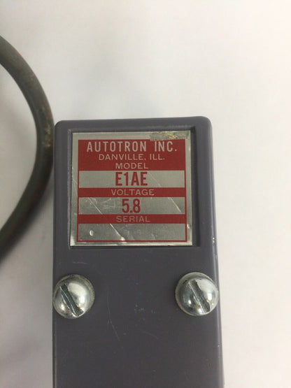 AUTOTRON E1AE SENSING HEAD OPTICAL SENSOR CONTROL 5.8V