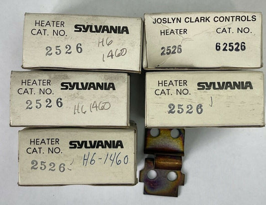 GTE SYLVANIA CLARK 2526 HEATER (LOT OF 5)