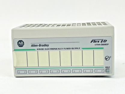 ALLEN BRADLEY - 1794-0B8EP - FUSED OUTPUT MODULE - SERIES A - FLEX I/O - 24V DC