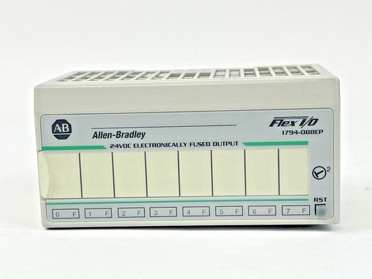 ALLEN BRADLEY - 1794-0B8EP - FUSED OUTPUT MODULE - SERIES A - FLEX I/O - 24V DC