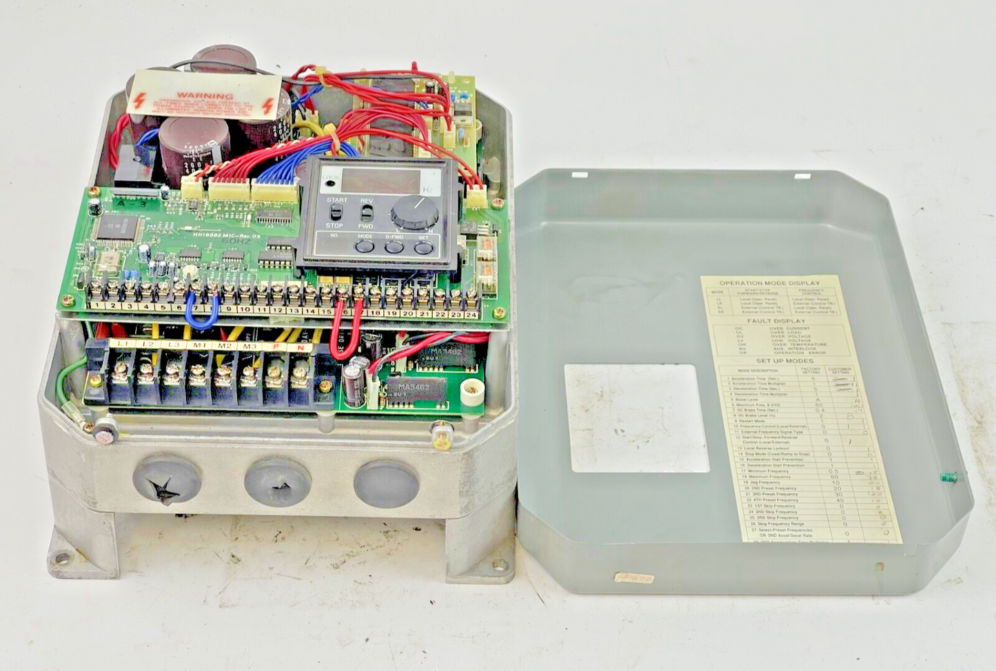 ALLEN BRADLEY - 1333-YAB SERIES B ADJUSTABLE FREQUENCY AC DRIVE 3.6kVA 460V 3PH