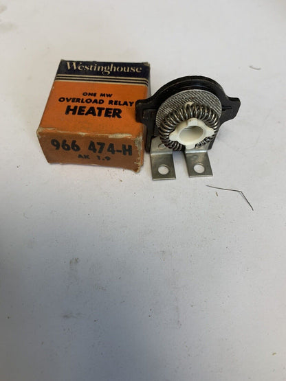 Westinghouse Overload Relay Heater 966474-H "Lot of 3"