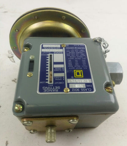 Square D INDUSTRIAL PRESSURE SWITCH  CLASS 9012 TYPE AMV-1 NEW OPEN BOX