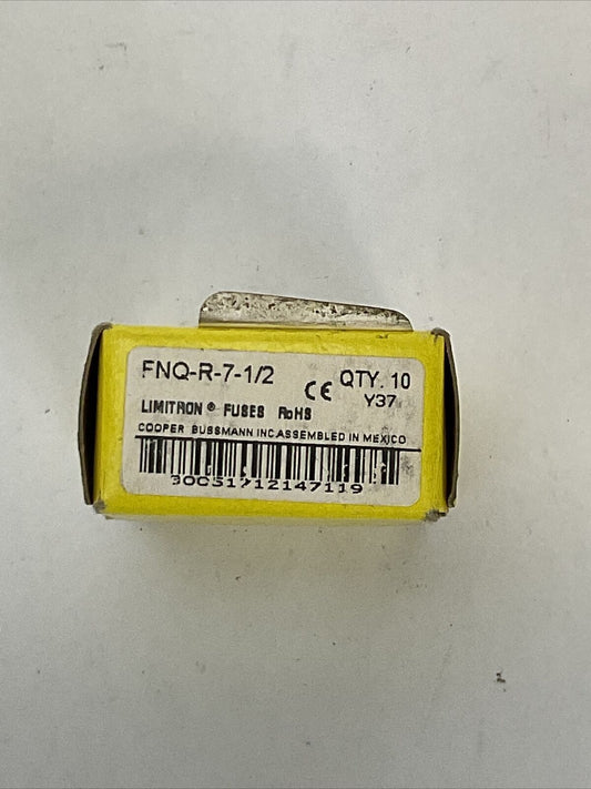 BUSSMANN FNQ-R-7-1/2 LIMITRON FUSE 7-1/2AMP (BOX OF 10)