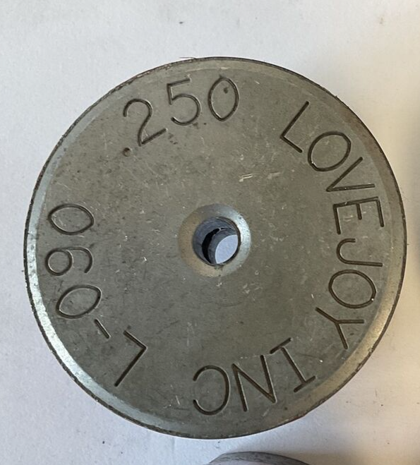 LOVEJOY L-090 JAW COUPLING HUB L090 .250 ***LOTOF6***