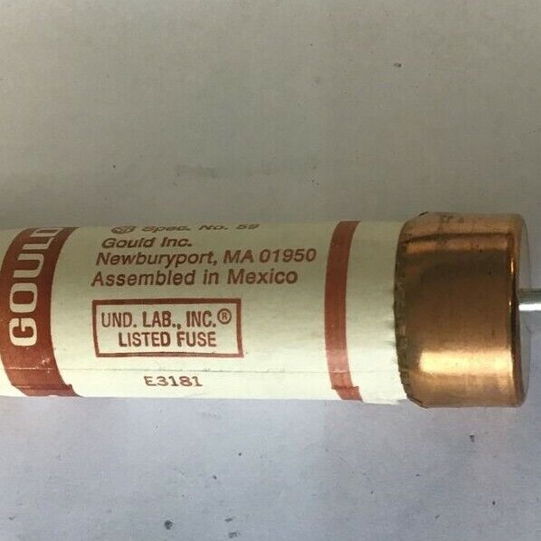 GOULD SHAWMUT OT90 ONE TIME FUSE 90A 250V  ***LOTOF5***