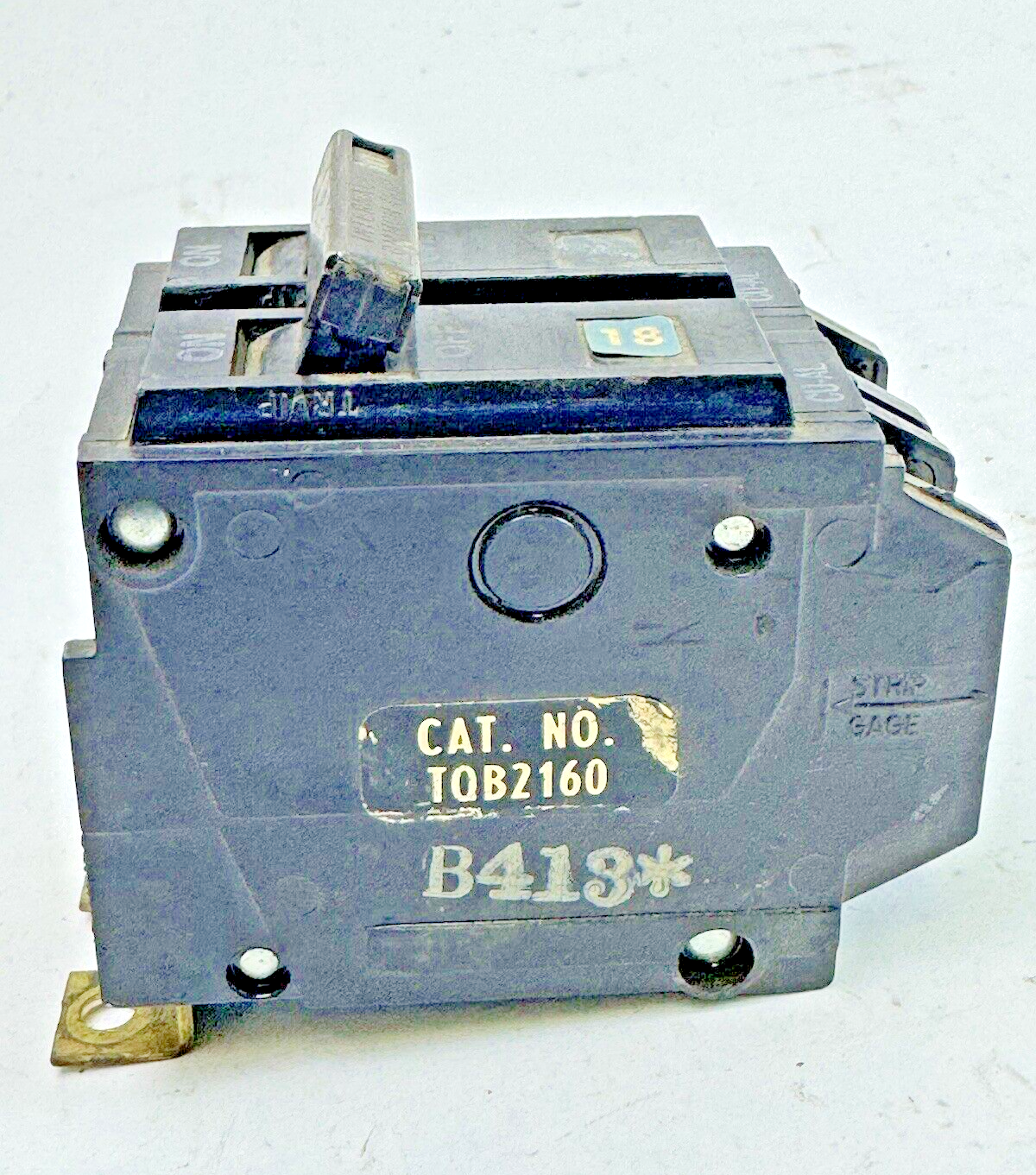 GE - TQB2160 - COMMON TRIP CIRCUIT BREAKER - 2 POLE, 60 A, 240 VAC, TYPE TQB