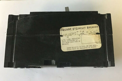 SQUARE D FHL 36070 CIRCUIT BREAKER 600VAC 70AMP