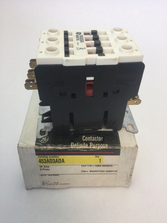 GE CR453AD3ADA CONTACTOR 40 AMPS 3 POLE COIL 110-120V 50/60HZ