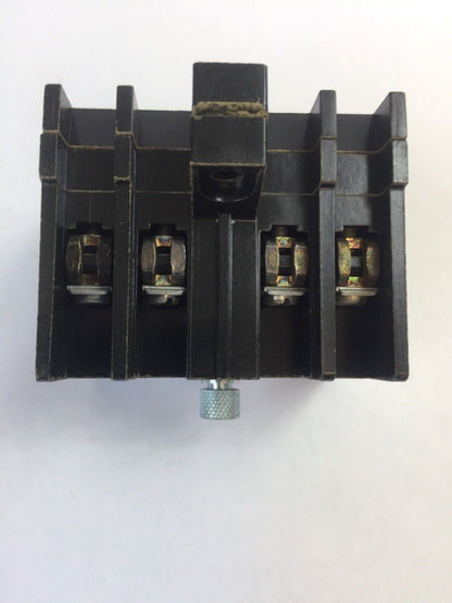 CUTLER HAMMER D23MF TYPE M RELAY ACCESSORY FOUR POLE ATTACHMENT