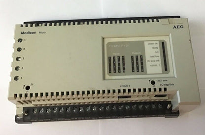 AEG 110 CPU 311 01 MODICON MICRO CPU 115VAC