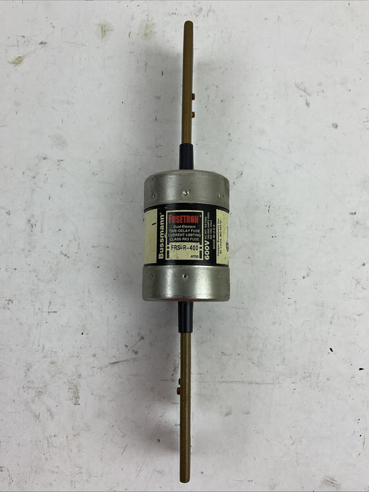 FUSETRON FRS-R-400 600VAC 300VDC 400AMP CLASS RK5 FUSE TIME-DELAY DUAL-ELEMENT