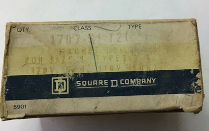 SQUARE D 1707-S1-T21 MAGNET COIL  120V 60HZ/ 110V 50HZ
