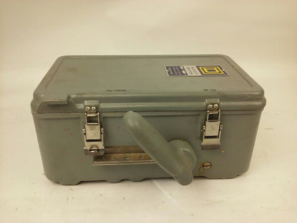 SQ D. H361ND SER. D1, SAFETY SWITCH, 30A, 277/480VAC, FUSIBLE, NEMA 4&5, NEW