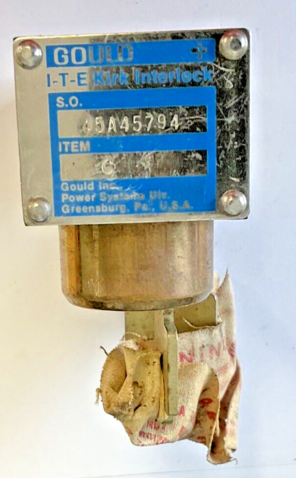 GOULD 45A45794 KIRK INTERLOCK ITEM C DOUBLE KEYED
