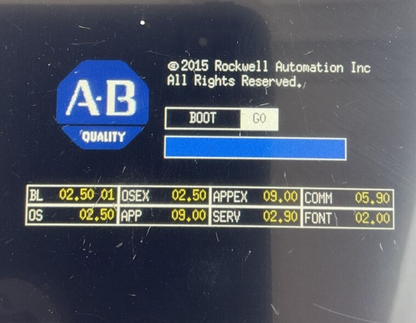 ALLEN BRADLEY 2711P-T10C21D8S PANELVIEW PLUS SER.B 24VDC DIR/VER:10001879456/03