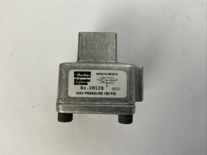 PARKER 0R12B 1/8" QUICK EXHAUST VALVE OR12B