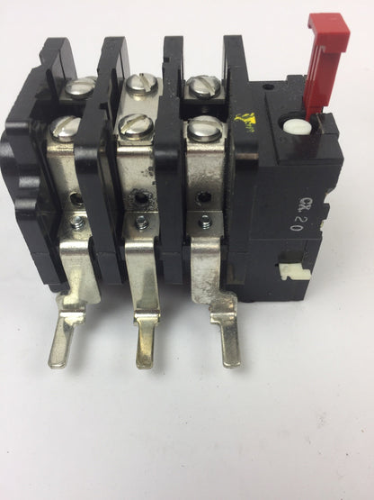 GE CR224D510F OVERLOAD RELAY STD PILOT DUTY 600 VAC MAX