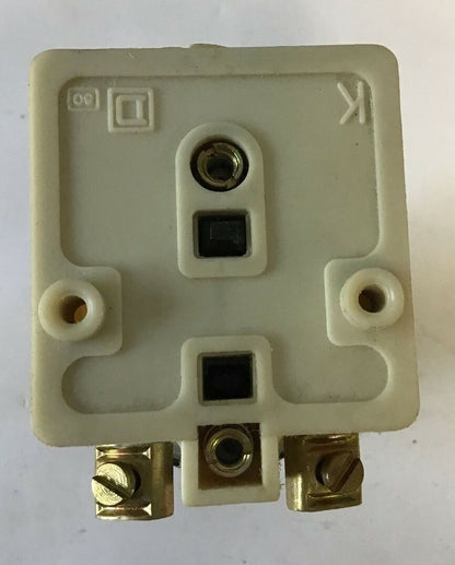 SQUARE D 9001K1L-1 ILL. PUSH BUTTON 120V SER.F CLEAR CAP