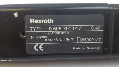 REXROTH 0608701017 0608701017 0608820099 0608720053 0608PE1130