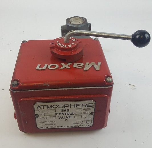 MAXON ATMOSPHERE GAS CONTROL VALVE 1 1/4" 100 MAX PRESSURE 120V ENDOTHERMIC