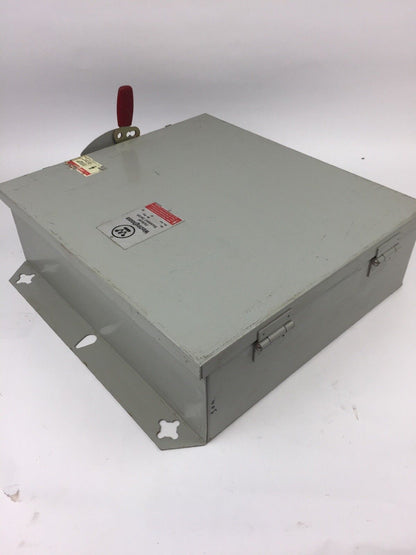WESTINGHOUSE RDSN6030 SWITCH MAX AMP 30 MAX VOLT 600AC 250DC TYPE 3R RAINPROOF