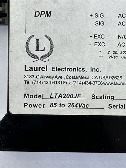 LAUREL ELECTRONICS LTA200JF TRANSMITTER 85-264VAC