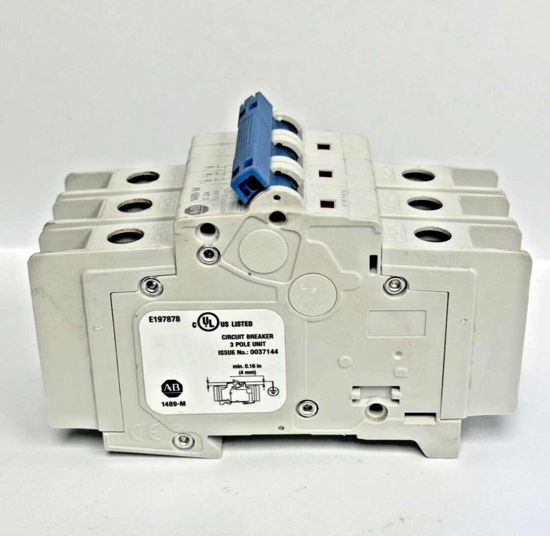 ALLEN-BRADLEY - 1489-M3C030 SER. D - CIRCUIT BREAKER - 3 P, 3 A, 277 V