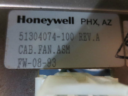 HONEYWELL 51304074-100 Rev. A, CABINET FAN ASSEMBLY - DUAL FANS