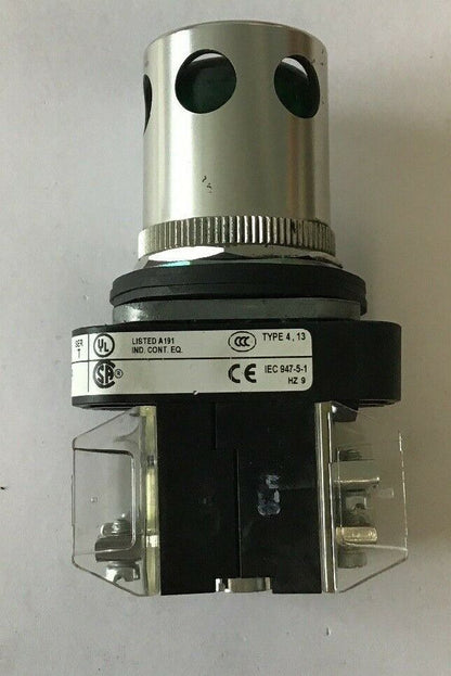 Allen Bradley 800T-QA24 GREEN ILL. 24V Push button SER. T
