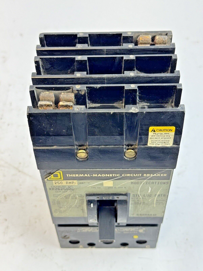 SQUARE D - KH26250AC - I-LINE THERMAL MAGNETIC BREAKER - 250 AMP/2 POLE/600 VAC