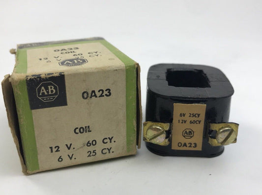 Allen Bradley OA23 Coil New In Original Box 12 V 60 CY 6 V 25 CY