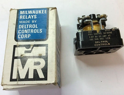 DELTROL CONTROLS 900 DPST NO 120VAC 50/60HZ RELAY