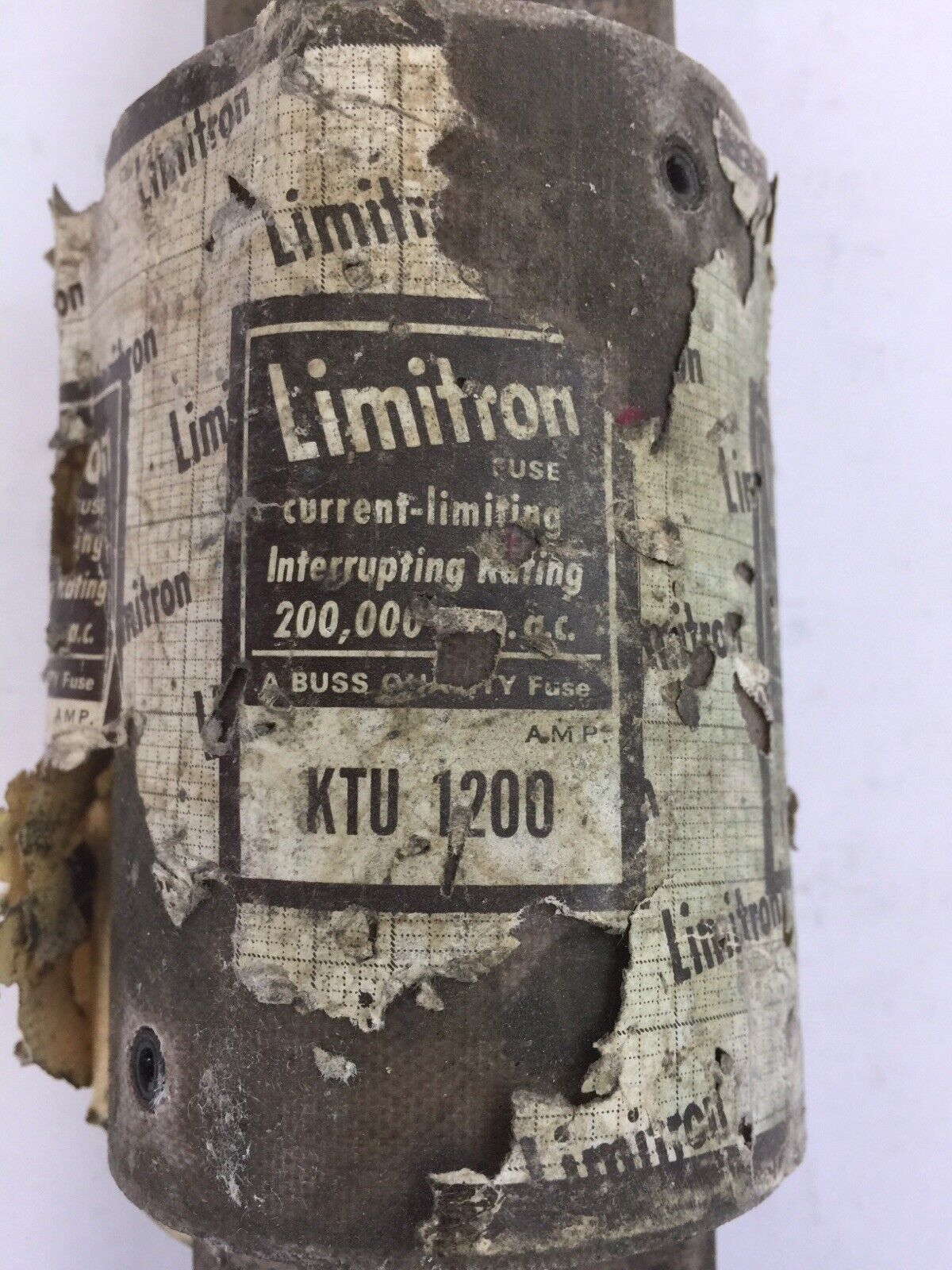 BUSSMAN KTU1200 LIMITRON CURRENT LIMITING FUSE 1200AMP 600VAC CLASS L