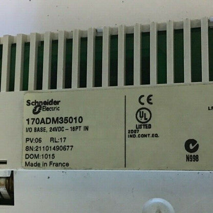 SCHNEIDER ELECTRIC 170ADM35010 I/O BASE 24VDC 16PT